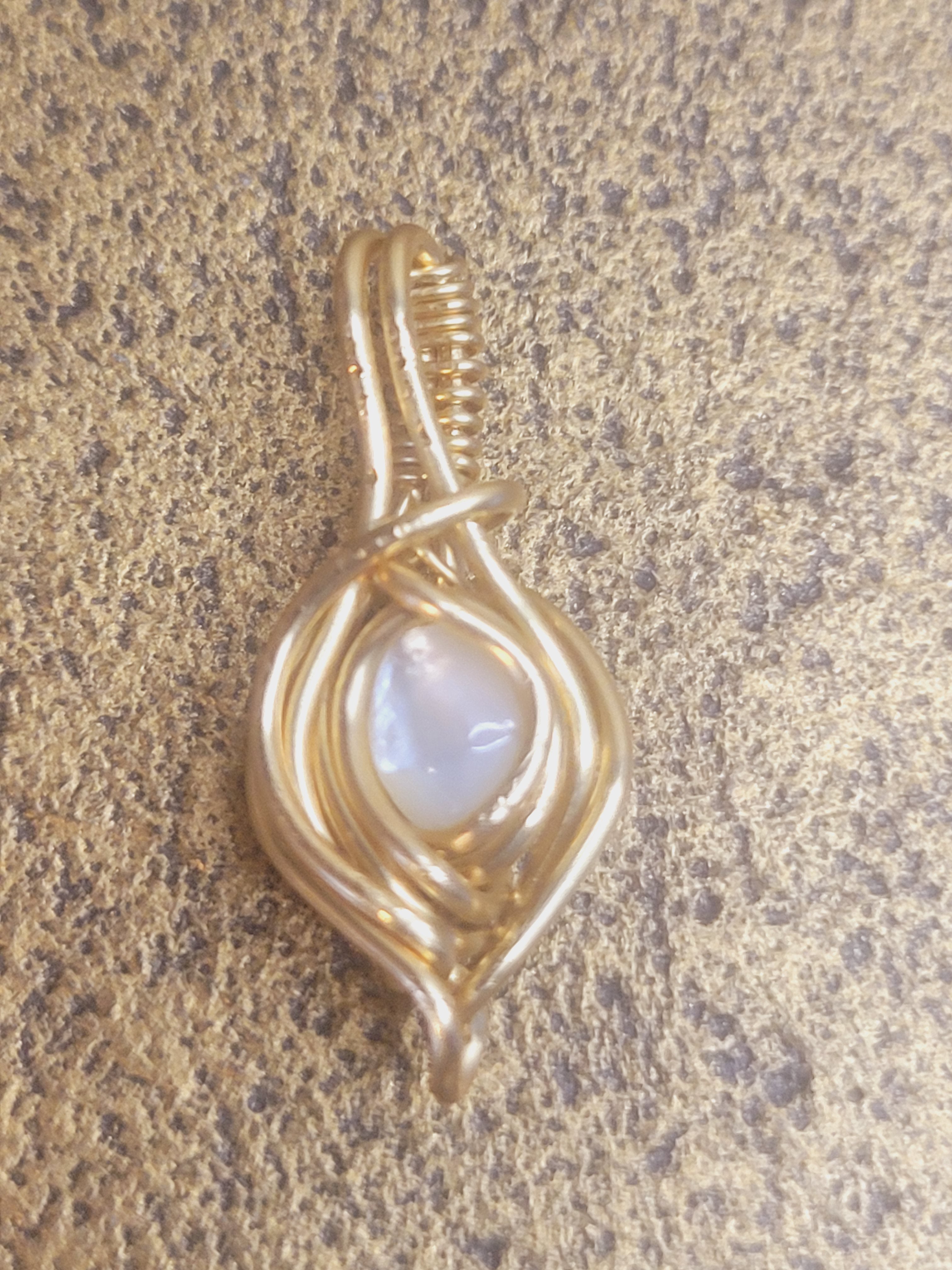 Crystal Tear-drop Necklace Pendant