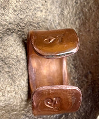 Copper Inscribed Rings